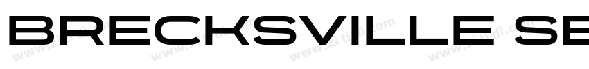 Brecksville SemiBold字体转换